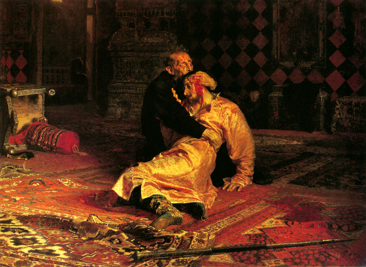 'Ivan the Terrible Kills His Son' by Ilya Repin