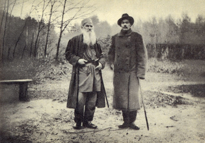Tolstoy and Gorky