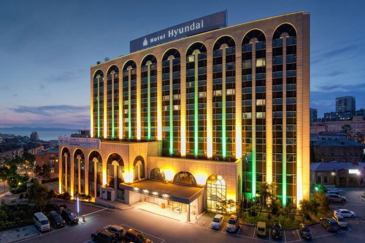 Hyundai hotel in Vladivostok.