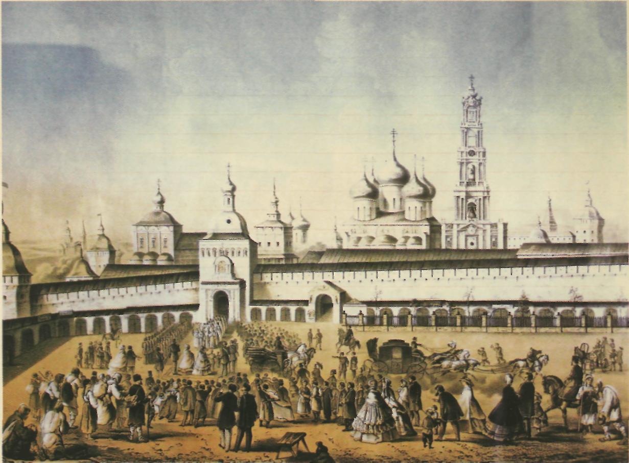 Illustration of the Troitse-Sergieva Lavra
