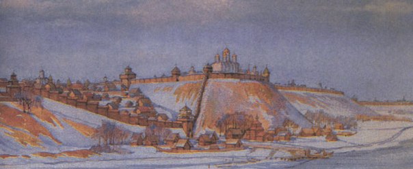 'View of Vladimir in the 12th Century' by OV Grishinchuk