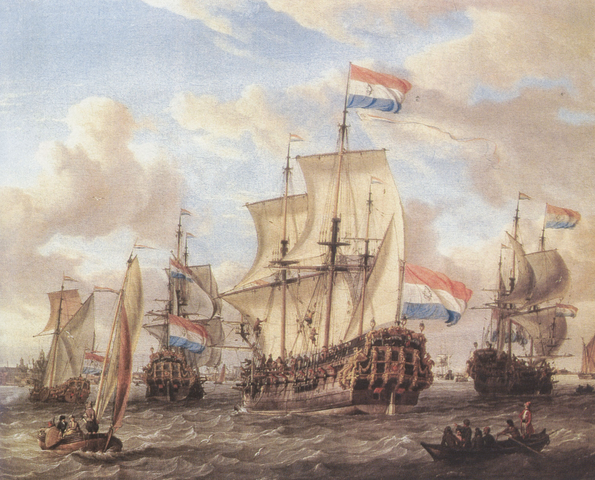 Painting of the St Paul, built in Arkhangelsk in 1694