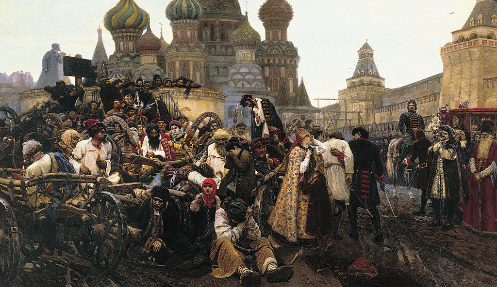 'Morning of the Streltsy's execution' by Vasily Surikov (1881)