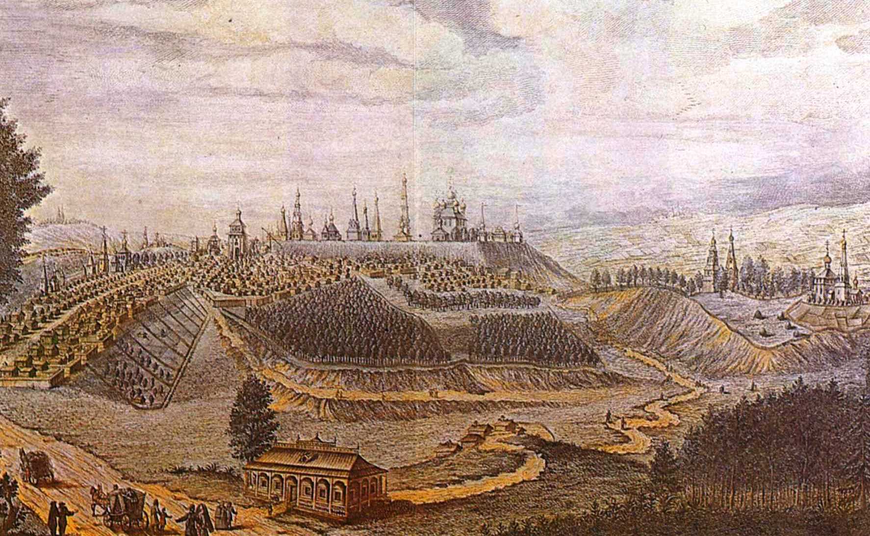 17th century view of Vladimir