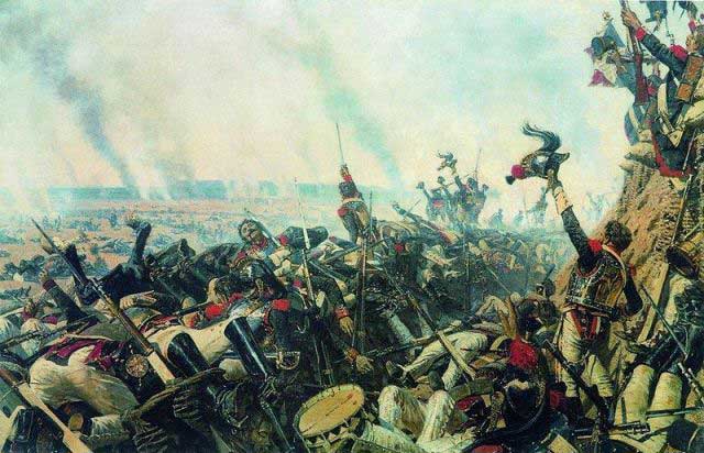 'The End of the Battle of Borodino' by Vasili Vereschagin (c.1899)