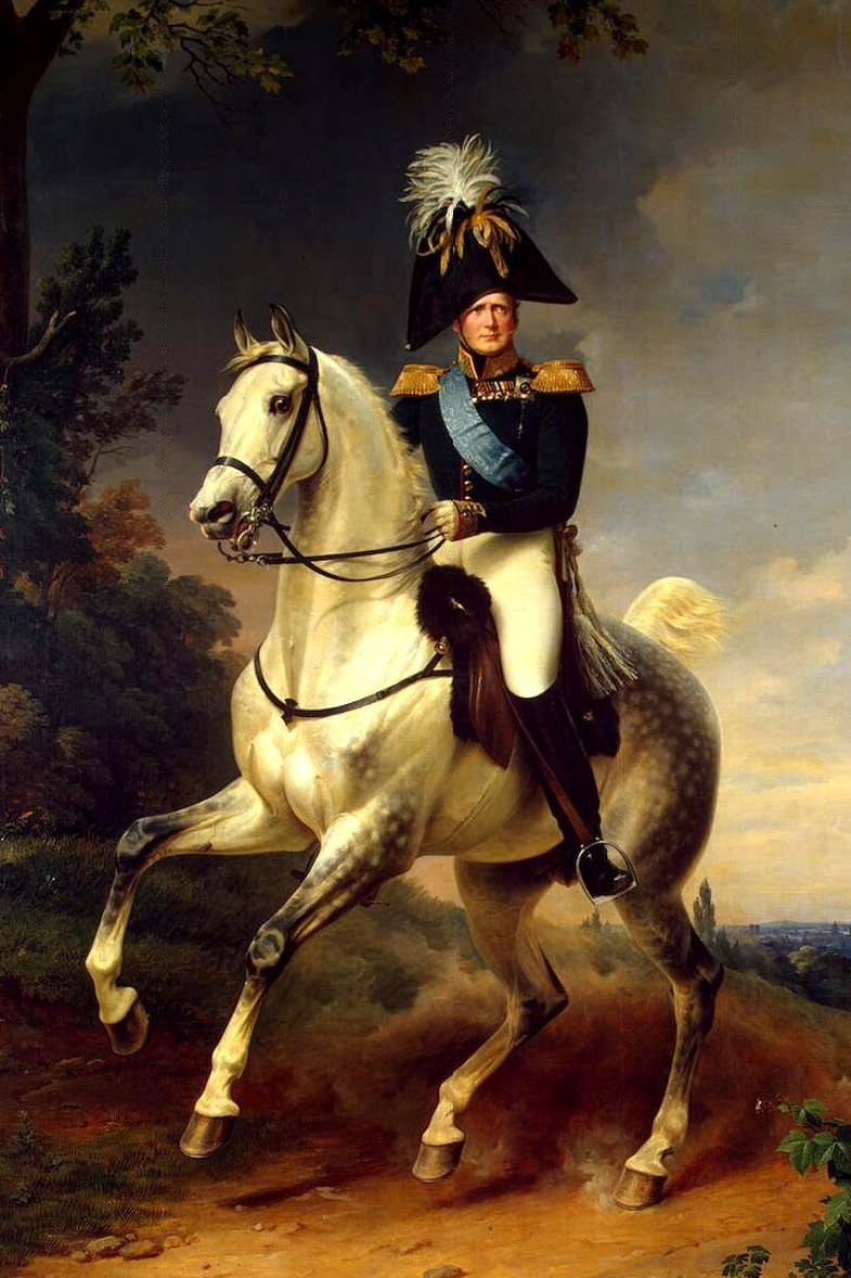 Equestrian Portrait of Alexander I by Franz Krüger (1837)