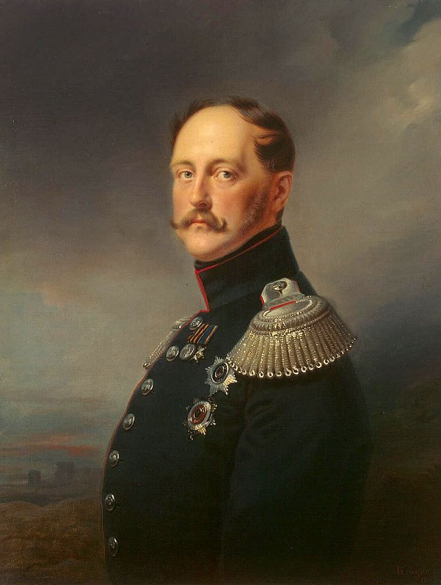 'Portrait of Emperor Nicholas I' by Franz Krüger (1852)