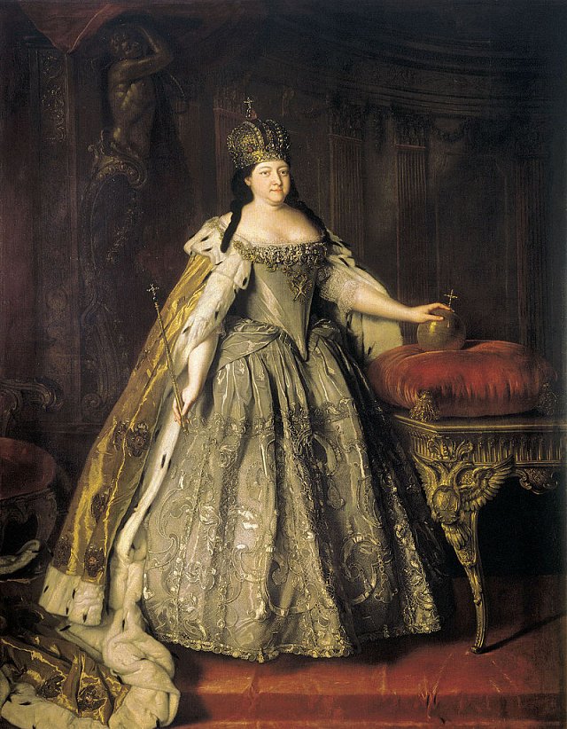 'Empress Anna Ioannovna' by Louis Caravaque (1730)