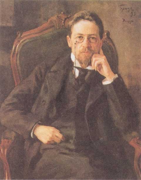 Portrait of Anton Chekhov by Osip Braz (1898)