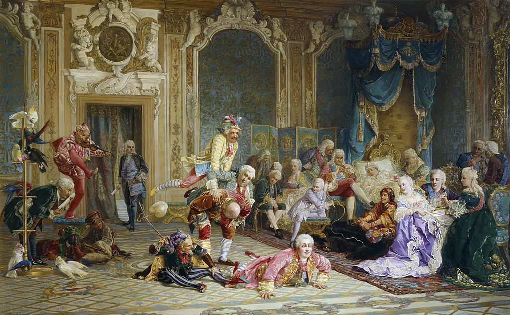 'Jesters of Emperess Anna Ioanovna' by Valery Jacobi (1872)