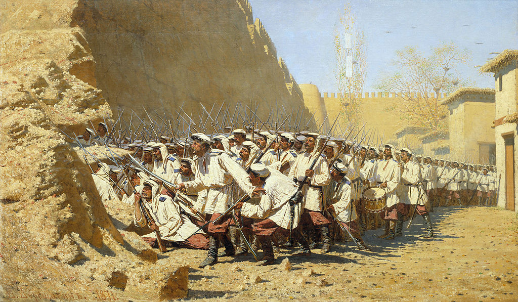 'At the Fortress Walls: Let Them In!' by Vasily Vereshchagin (1871)