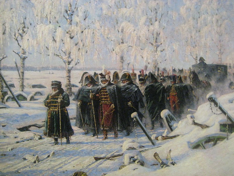 'Napoleon's Retreat' by Vasily Vereshchagin
