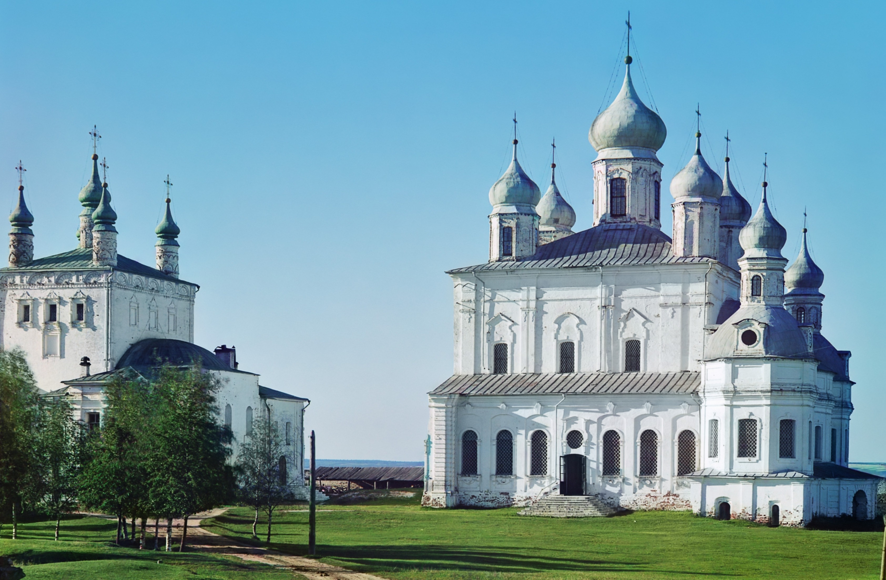 Photograph of the Goritsky Uspensky Monastery by Sergey Prokudin-Gorsky (1911)