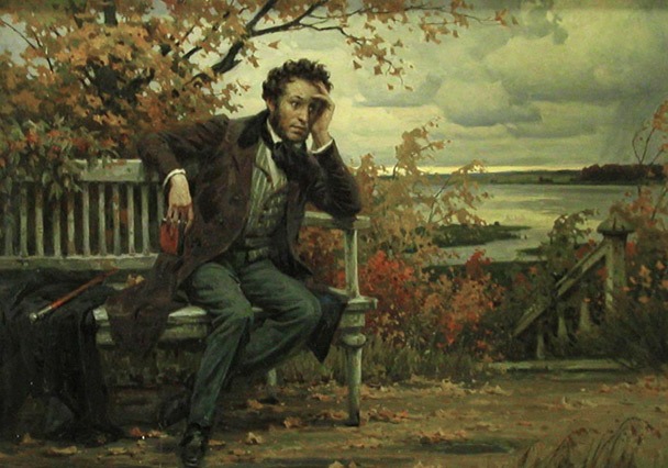 Painting of Aleksandr Pushkin