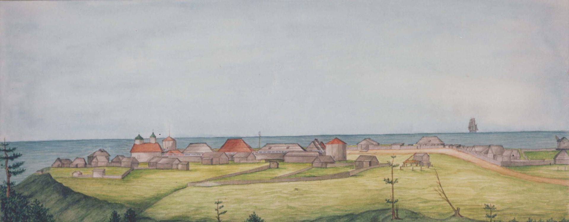 'Settlement Ross in 1841' by Ilya Voznesensky