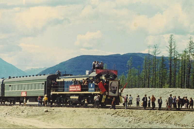First train on BAM. Photo by V. Voilonovich.