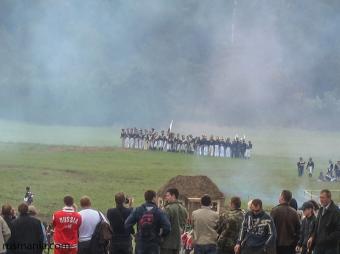 Re-enactment of the Battle of Borodino
