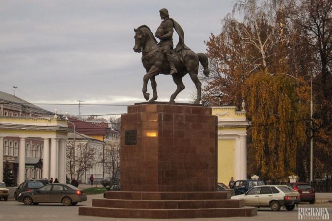 Prince Oleg of Ryazan Monument (November 2011)