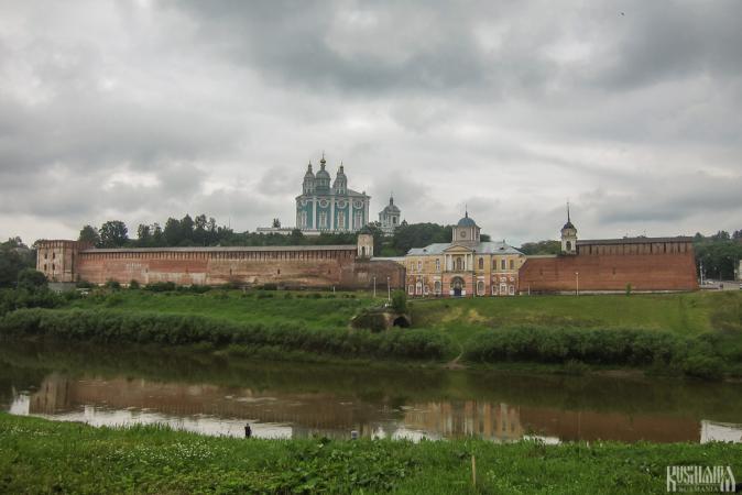 Our Lady of Smolensk Church and Volkova Tower (June 2012)