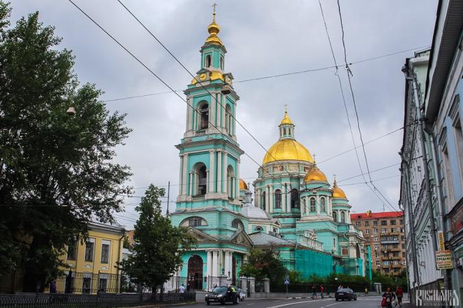 Epiphany Eparchial Cathedral in Yelokhovo (July 2013)